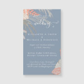 Tropisch Pampas Gras Terracotta Bruiloft (Voorkant)