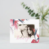 Tropisch Pampasgras Navy Bes Bruiloft (Staand voorkant)