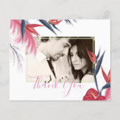 Tropisch Pampasgras Navy Bes Bruiloft (Voorkant)