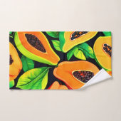 Tropisch Papaya Paradijs Bad Handdoek (Handdoek)