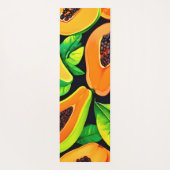 tropisch papaya paradijs yogamat (Achterkant)