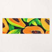 tropisch papaya paradijs yogamat (Voorkant (horizontaal))