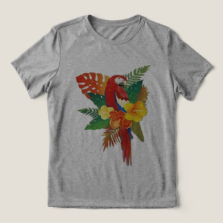 Tropisch papegaaienbloes T-Shirt