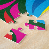 Tropisch papegaaienparadijs legpuzzel (Zijkant)
