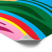 Tropisch Papegaaienparadijs Poster (Hoek)