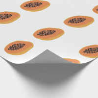 Tropisch papier afdrukken fruitig Oranje wit