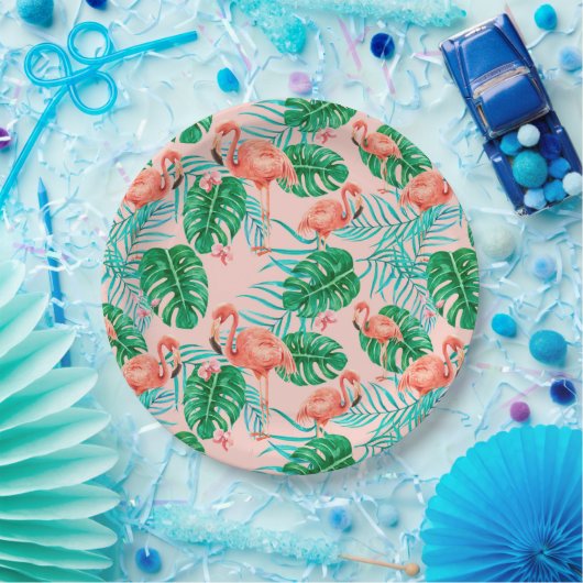 Tropisch Papieren Bordje (Feest)