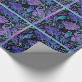 Tropisch paradepaardpapier cadeaupapier (Hoek)