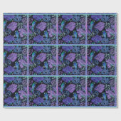 Tropisch paradepaardpapier cadeaupapier (Vlak)