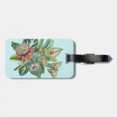 Tropisch paradijs bagagelabel (Achterkant horizontaal)