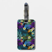 Tropisch paradijs bagagelabel (Achterkant verticaal)