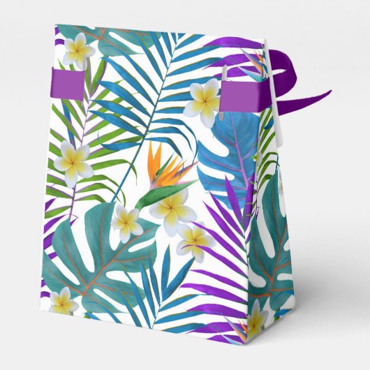 Tropisch paradijs bedankdoosjes (Achterkant)