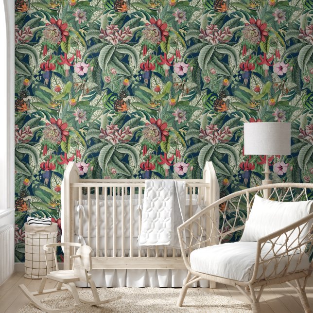Tropisch paradijs behang (Kinderen)