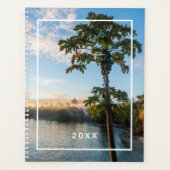 Tropisch paradijs bij zonsondergang, Fiji Planner (Voorkant)