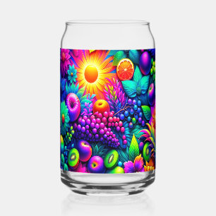 Tropisch paradijs blikvorm glas