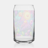 Tropisch paradijs blikvorm glas (Achterkant)