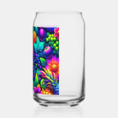 Tropisch paradijs blikvorm glas (Links)