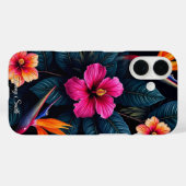 Tropisch Paradijs Bloemenpatroon | Levendige botan Case-Mate iPhone Case (Achterkant (horizontaal))