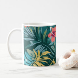 Tropisch Paradijs Bloemig Koffiemok