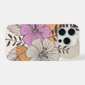 Tropisch Paradijs Botanische Kunst, Boho Muurkunst iPhone Hoesje (Achterkant horizontaal)