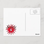 Tropisch paradijs briefkaart (Achterkant)