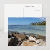 Tropisch paradijs briefkaart (Voorkant / Achterkant)