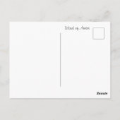 Tropisch paradijs briefkaart (Achterkant)