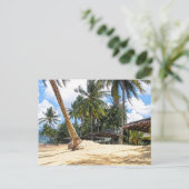 Tropisch paradijs briefkaart (Staand voorkant)