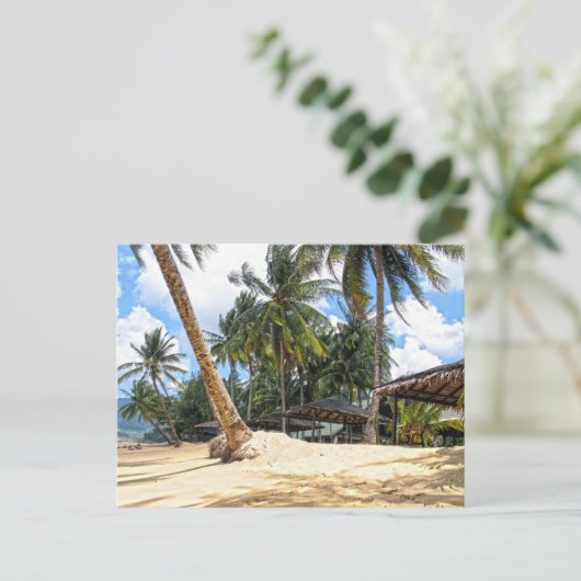 Tropisch paradijs briefkaart (Staand voorkant)