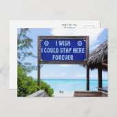 Tropisch Paradijs Briefkaart (Voorkant / Achterkant)