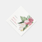 Tropisch Paradijs Bruidsdiner Servet (Hoek)