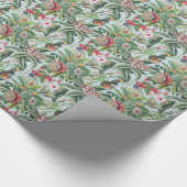 Tropisch paradijs cadeaupapier (Hoek)