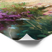 Tropisch paradijs: een afgelegen strandvlucht perfect poster (Hoek)