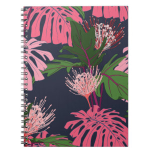 Tropisch paradijs: exotische bladeren en bloemen notitieboek