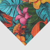 Tropisch Paradijs Exotische Flora Decoupage papier (Detail)