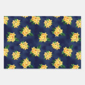 Tropisch paradijs Floral Trio Inpakpapier Vel (Voorkant 2)