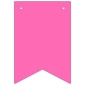 Tropisch Paradijs Gradiënt Heet Roze naar Fuchsia Vlaggetjes (Eerste vlag)