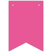 Tropisch Paradijs Gradiënt Heet Roze naar Fuchsia Vlaggetjes (Derde vlag)