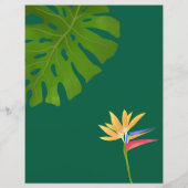 Tropisch Paradijs Groen Blank (Achterkant)