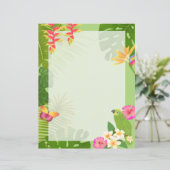 Tropisch Paradijs Groen Blank (Staand voorkant)