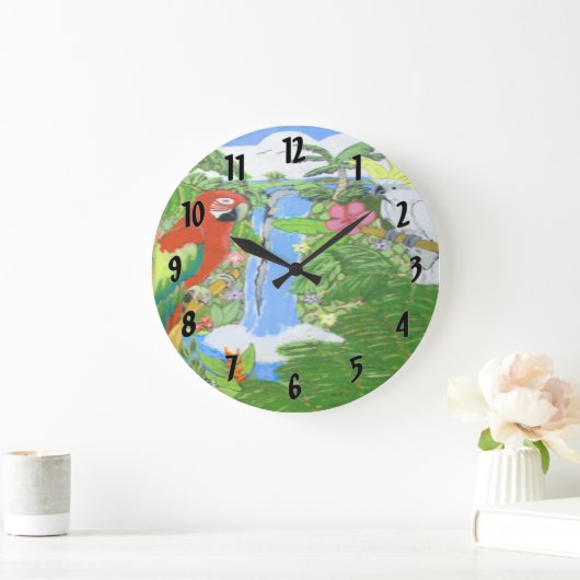 Tropisch paradijs grote klok (Huis)