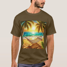 Tropisch Paradijs Hangmat Retreat T-shirt