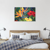 Tropisch Paradijs Hawaï Groot Ingepakt Canvas Afdruk (Insitu (Slaapkamer))