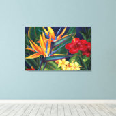 Tropisch Paradijs Hawaï Groot Ingepakt Canvas Afdruk (Insitu (Houten vloer))