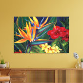 Tropisch Paradijs Hawaï Groot Ingepakt Canvas Afdruk (Insitu (Woonkamer))