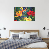 Tropisch Paradijs Hawaiaans 2-Paneel Canvas Afdruk (Insitu (Slaapkamer))