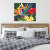 Tropisch Paradijs Hawaiaans Omwikkeld Canvas Afdruk (Insitu (Slaapkamer))