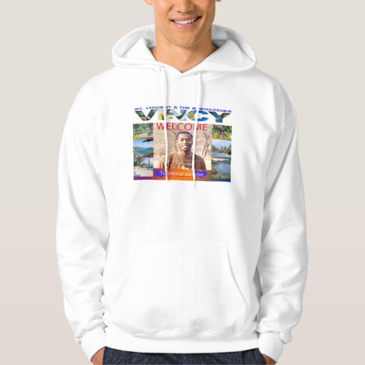 tropisch paradijs hoodie (Voorkant)