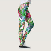 Tropisch paradijs Hummingbird CBDOilPrincess Leg Leggings (Rechts)