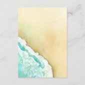 Tropisch Paradijs | Huwelijksfeest bestemmingsloca Informatiekaartje (Achterkant)